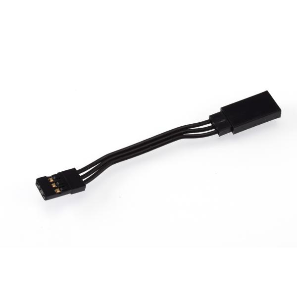 RUDDOG RX Extension Black 50mm with JR Plug